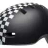 Bell Lil Ripper - Cykelhjelm - Str. 45-52 cm - Checkers mat sort hvid