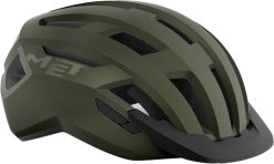 MET Helmet m. LED lys Allroad MIPS - Grøn