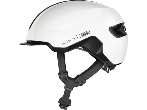 Abus Hud-Y - Cykelhjelm - Shiny white - Str. L