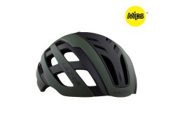 Lazer Century MIPS - Cykelhjelm Road med lys - Str. 52-56 cm - Mat mørkegrøn