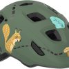 MET Helmet Hooray m. LED lys MIPS "Green Buckle" - Green Forest