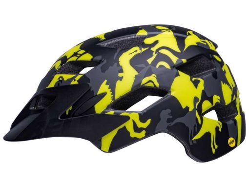 Bell Sidetrack MIPS - Cykelhjelm junior Str. 50-57 cm - Mat sort camos